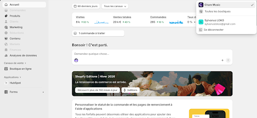 Visuel Dashboard GA4